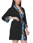 Women satin nightwear robe
