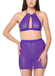 women sexy fishnet lingerie set
