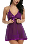 women sexy babydoll lingerie nightwear with g-string panty
