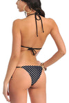 women sexy polka bikini bra panty lingerie set