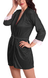 Women satin nightwear robe