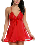 women sexy babydoll lingerie nightwear with g-string panty
