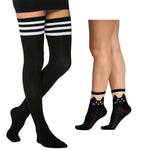 Women knee high socks and ankle length socks