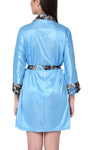 Women satin nightwear robe nighty