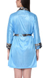 Women satin nightwear robe nighty