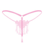 women sexy thong g-string pearl panties