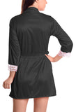 Women satin nightwear robe