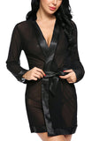 Women babydoll nightwear robe