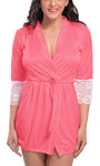 Women satin nightwear robe 