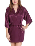 women satin robe nightwear kimonos