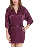 women satin robe nightwear kimonos