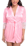 Women satin nightwear robe 