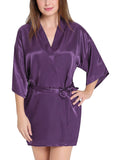 women satin kimonos nightwear robe