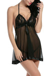 women sexy babydoll lingerie nightwear with g-string panty
