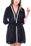 women sext satin nightwear robe