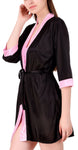 women satin nighty robe