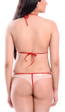 women sexy innerwear halter bra g string panty lingerie set 
