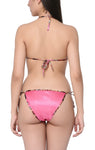 women sexy satin bra panty lingerie set