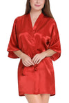 women satin robe nightwear kimonos