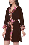 Women satin nightwear robe nighty