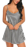 women satin babydoll short nighty nightwear lingerie