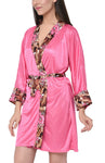 Women satin nightwear robe nighty