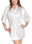 women satin robe nightwear kimonos