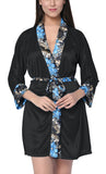 Women satin nightwear robe