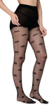 women sexy sheer black stockings