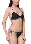 women satin bikinis bra panty set