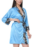 Women satin nightwear robe