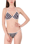 Women sexy satin bikini bra panty lingerie set