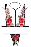 Women bikini lingerie bra panty set for sex