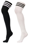 women over the knee high socks pack of 2