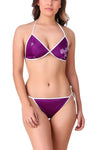 women satin bra panty set sexy bikini