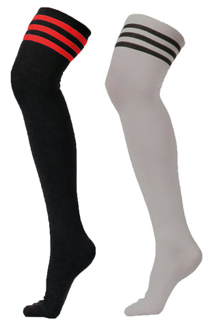 women over the knee high socks pack of 2