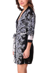 women sexy satin nightwear robe 
