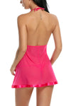 women babydoll nightwear lingerie with panty
