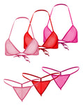 halter neck bra panty