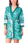 women's satin nightwear robe 
