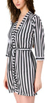 Women satin nightwear robe