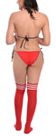 Women sexy lingerie thigh high socks