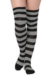 Xs and Os Women Over the Knee Multicolor Stripe Socks