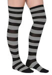 Xs and Os Women Over the Knee Multicolor Stripe Socks