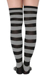 Xs and Os Women Over the Knee Multicolor Stripe Socks