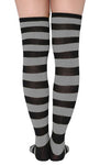 Xs and Os Women Over the Knee Multicolor Stripe Socks