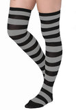 Xs and Os Women Over the Knee Multicolor Stripe Socks