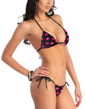 Xs and Os Women's Embellished Bikini Bra Panty Lingerie Set