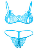 Women sexy lace bra panty lingerie set