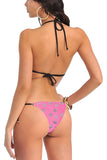 Xs and Os Women's Embellished Bikini Bra Panty Lingerie Set